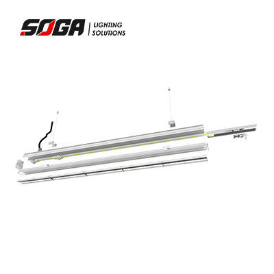 Sistema linear comercial de la luz del enlace del LED con la forma blanca de la cubierta U
