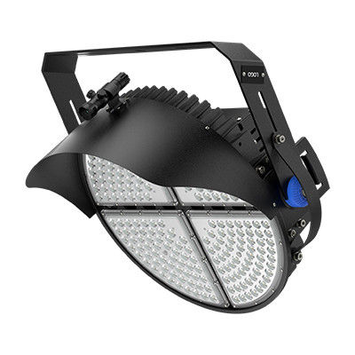 Foco de estadio con factor de potencia superior a 0.95 en CCT 3000K 4000K 5000K 5700K 6500K, perfecto para aplicaciones de iluminación deportiva profesional